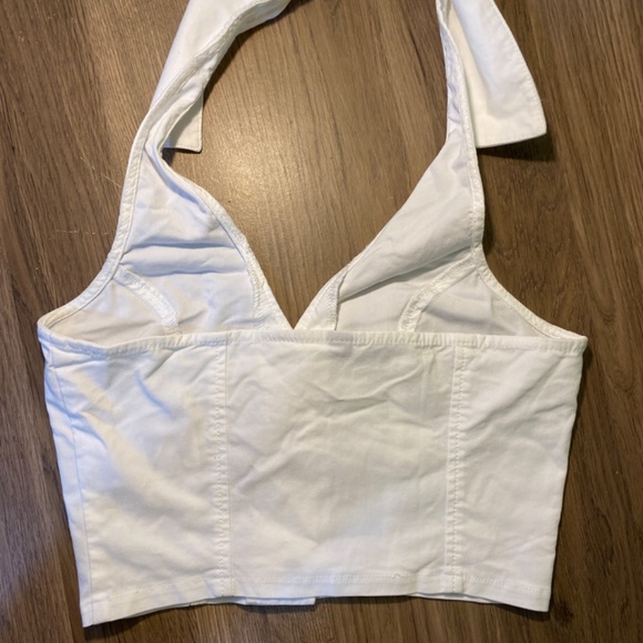 button up crop top - Picture 7 of 8